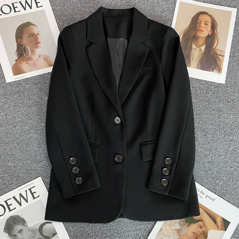 Khaki autumn elegant classic suit jacket for leisure