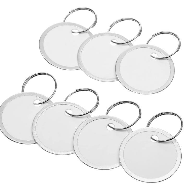 Etiqueta Metálica Redonda de 31 mm para Ropa y Equipaje