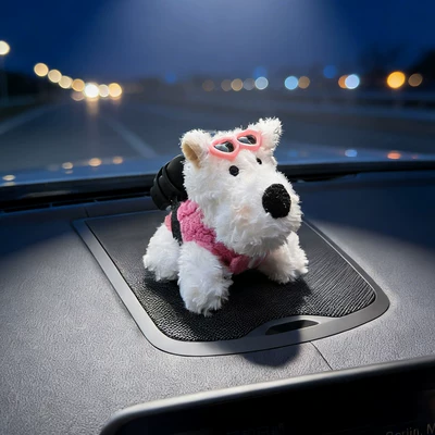 adhesive-free gadget, car accessories Sürətlər qutusu və əl tormozu başlıqları - pink-heart-mirror-pink-button-clothes-west-highland-ornament-etc-stand