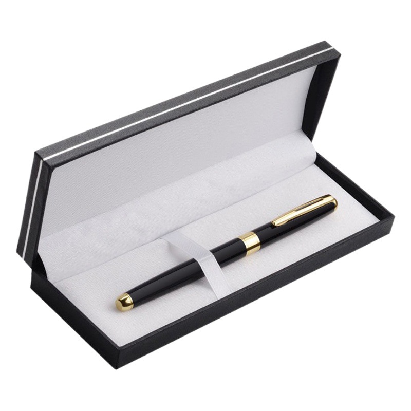 Business metal signature pen customized corporate gift ballpoint pen water pen meeting activity gift suit engraved name
