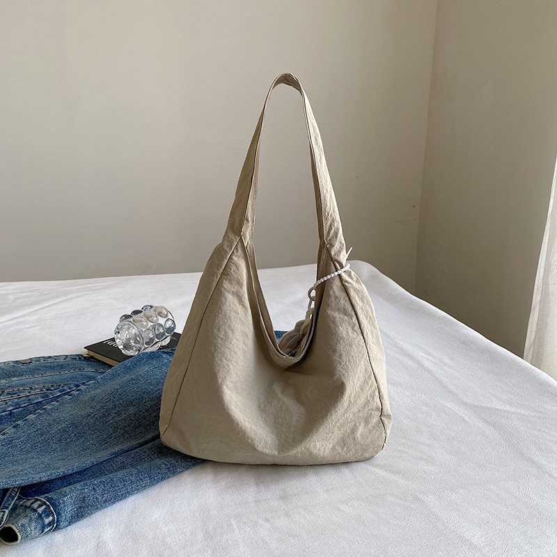 Bolsa de lona coreana ins2024 verano nueva moda ocio bolso de hombro para estudiantes universitarios