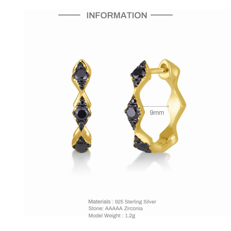 Fashion Geometric Sterling Silver Inlay Artificial Pearls Zircon Earrings 1 Pair