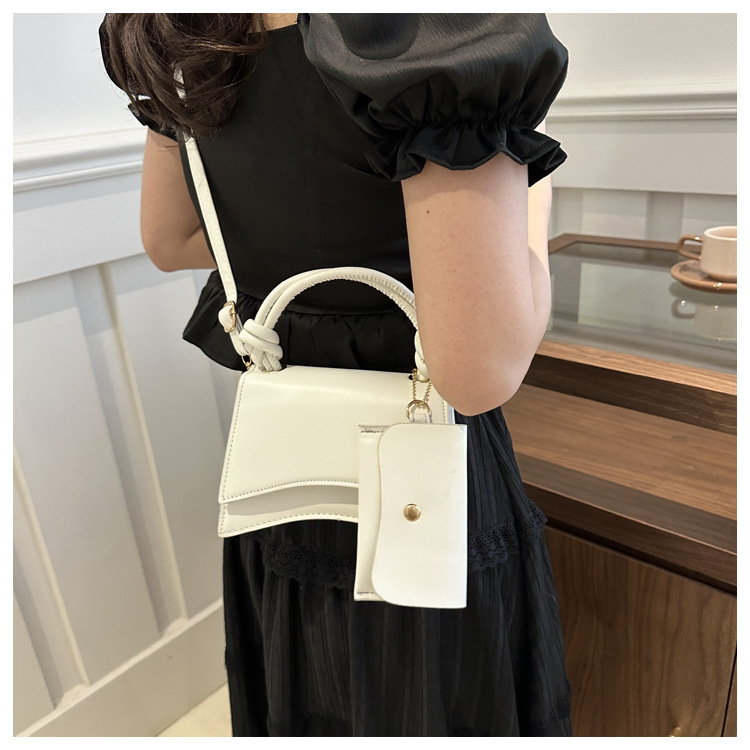 Moteveske for kvinner 2024 ny trend mote skulder enkel uformell crossbody ensfarget mor og barn-veske_voghion.com