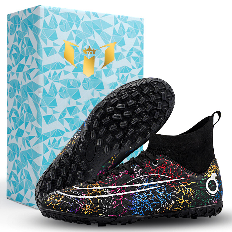 Commercio estero transfrontaliero scarpe da calcio alte da uomo giovani unghie rotte tf unghie lunghe ag scarpe da allenamento per competizioni sportive per studenti all'ingrosso_voghion.com
