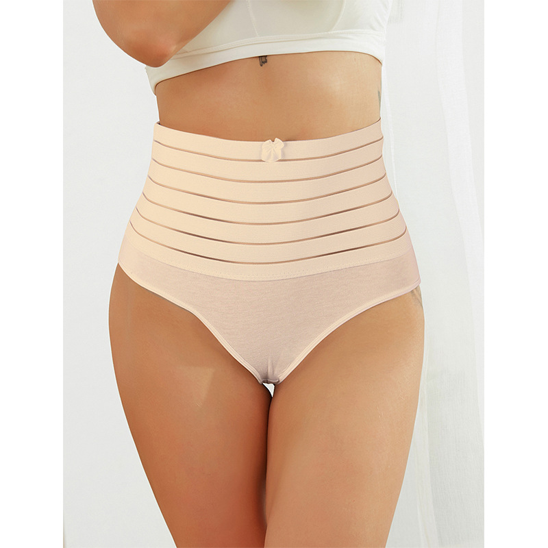 Nuevos productos transfronterizos europeos y americanos para damas, pantalones de cintura alta, pantalones de cintura elásticos, pantalones interiores sin marcas, pantalones en forma de cadera