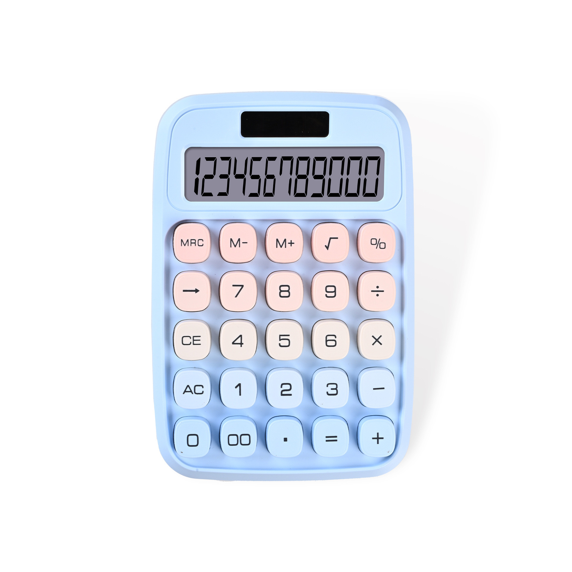 Calculadora de explosión transfronteriza dopamina pantalla grande estudiante máquina redonda retro teclado mecánico especial para examen de computadora