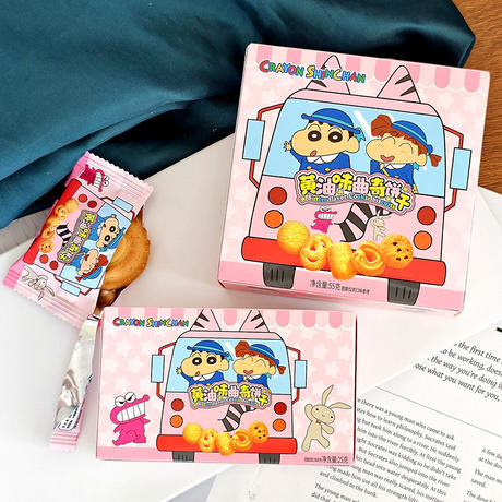Crayon Shin-Chan Butter Flavor Cookies Wedding Celebration Biscuits Souvenirs Children's Day Full Moon Snack Gift Pack
