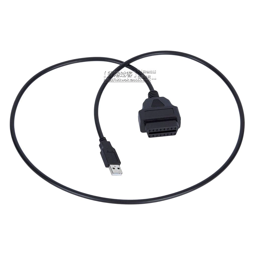 Автомобильный OBD2 женский 16Pin к USB-кабелю компьютерный адаптер кабель 1 м Вождение рекордера Удлинительный кабель