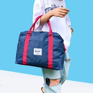 Wholesale Short-Distance Travel Bag, Contrasting Color Fitness Luggage Bag, Oxford Cloth Handbag, Promotional Bag, Advertising Bag, Logo Printing