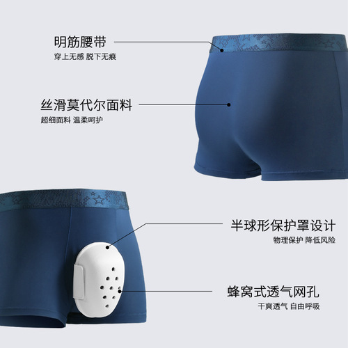 Post-circumcision underwear for men, adult circumcision anti-friction square-angle special care post-circumcision protective cover