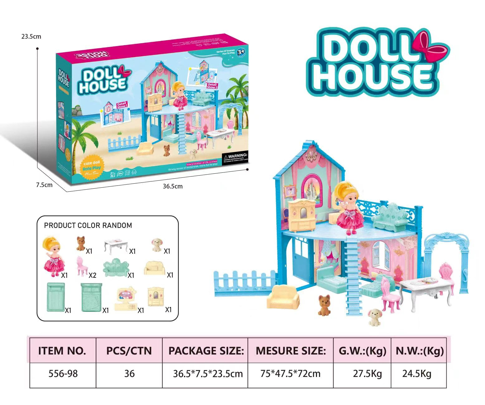 Niñas transfronterizas casa casa ensamblaje casa casa casa infantil cumpleaños nuevos juguetes de princesa plegable casa para niñas