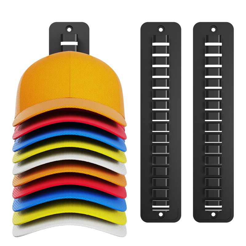 棒球帽壁挂收纳架Hat Organizer 帽子收纳展示 新品|undefined