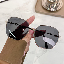 加工定制2023新款金属太阳镜墨镜男女士渐变色太阳眼镜直播遮阳镜