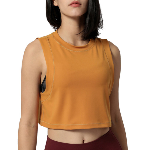 Amazon's new loose sports vest for women, yoga fitness vest, running T-shirt for women, no pads included