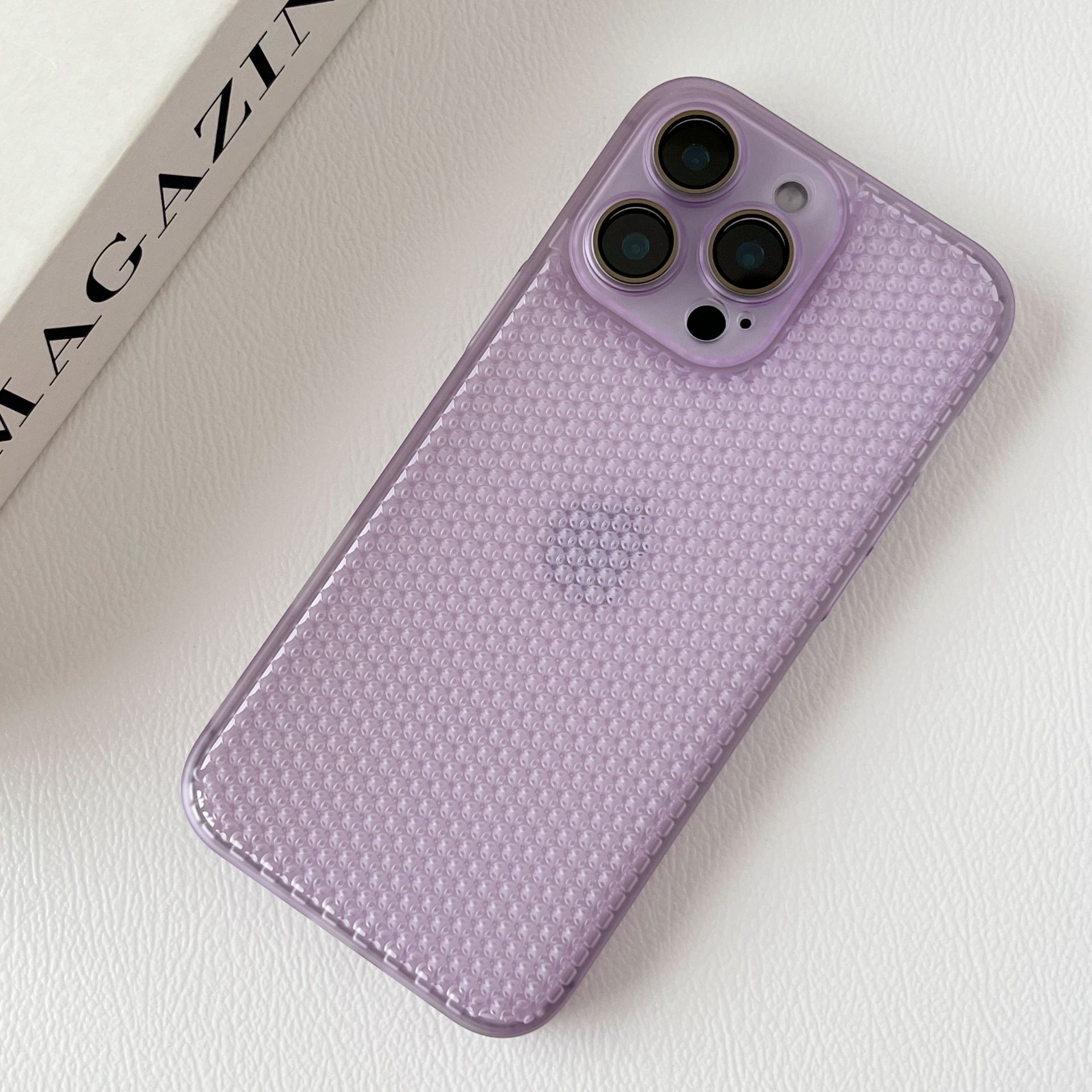 Modo de malla de sueño de disipación de calor púrpura