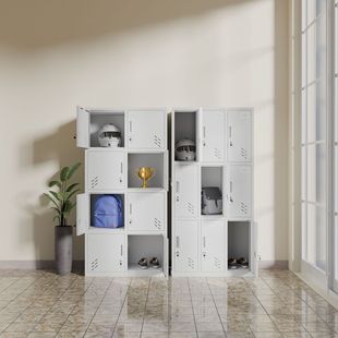 Steel Locker Dormitory Locker Bathroom Cabinet Gym Locker Staff Locker Simple Office Cabinet
