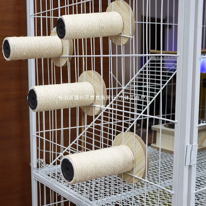 Лестница-скалодром из натурального дерева для кошек