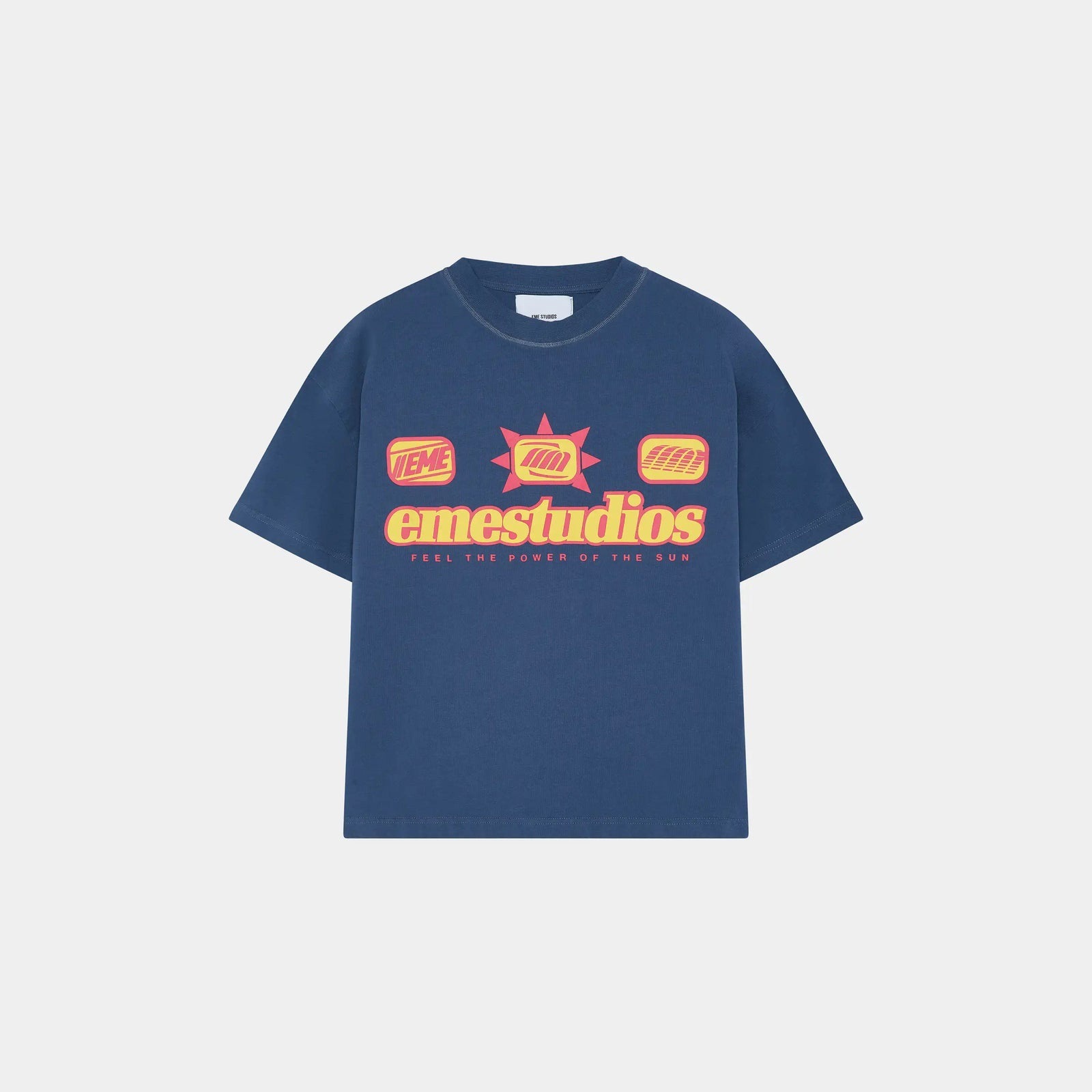 Eme Studios Inteal Sun Oversized T-shirt Navy