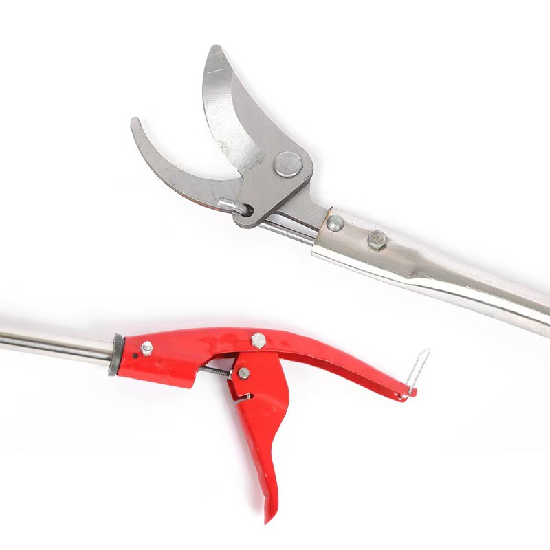 Ganar grandes tijeras de rama alta de acero inoxidable, tijeras de recolección de frutas de 1,5 m, tijeras de podar a gran altitud, tijeras de rama alta de acero inoxidable transfronterizas, herramientas de jardín