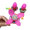 Hand pushed the lotus after the 80s, the old toy, the old toy pushed the fire stone lotus, the childhood toy ground stall supply, the source of the manufacturer wholesale