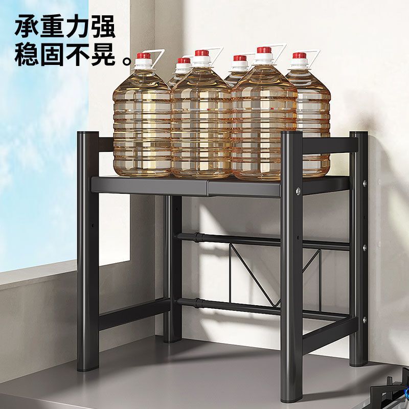 クロスボーダー卸売キッチン電子レンジオーブン物置ラックデスクトップ多層伸縮式炊飯器収納ラック物置ラック|undefined