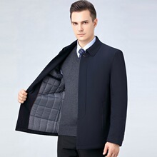 2025棉衣男冬季加厚棉服外套男士新款中老年休闲翻领夹克棉袄批发