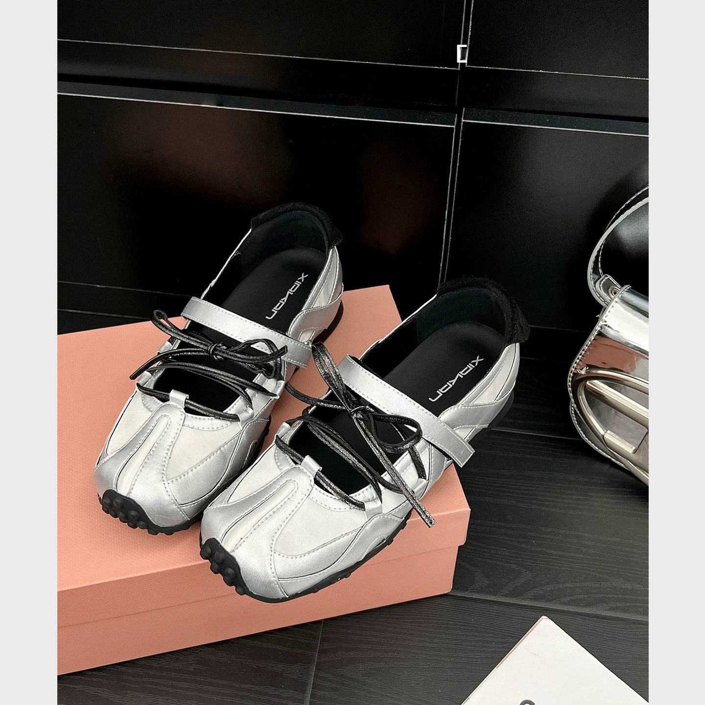 Увеличение высоты на 5 см для женских туфелек Мэри Джейн ~Inside height increase of 5cm Mary Jane women's shoes 2025 summer new casual sports shoes ballet shoes trend