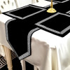 New Chinese multi -color thickened Korean velvet table flag simple modern embroidery light luxury square table bar table towel cross -border goods