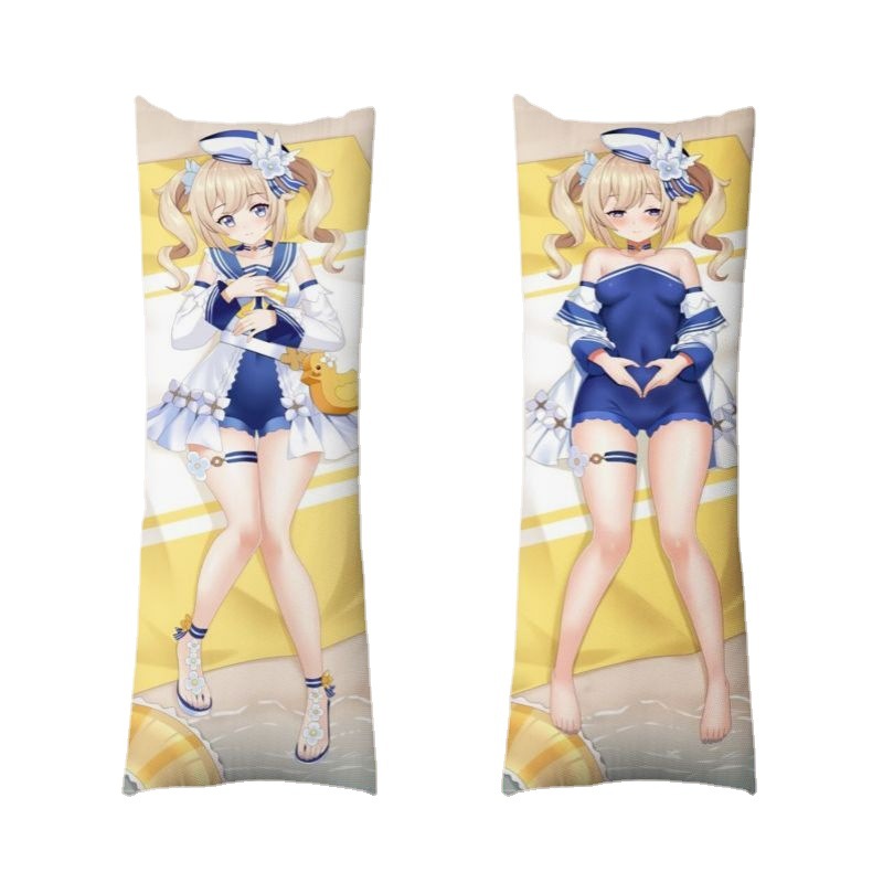 Cojín Corporal de Tamaño Real de Genshin Impact con Funda de Personaje Barbara