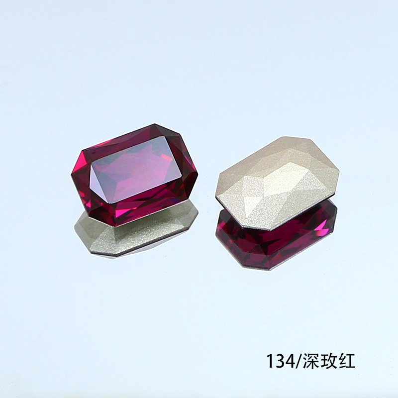 東洲クリスタル14*10長方形八角形ネイルアート尖底ラインストーンK9ガラスラインストーンDIY装飾品アクセサリー衣料品材料|undefined
