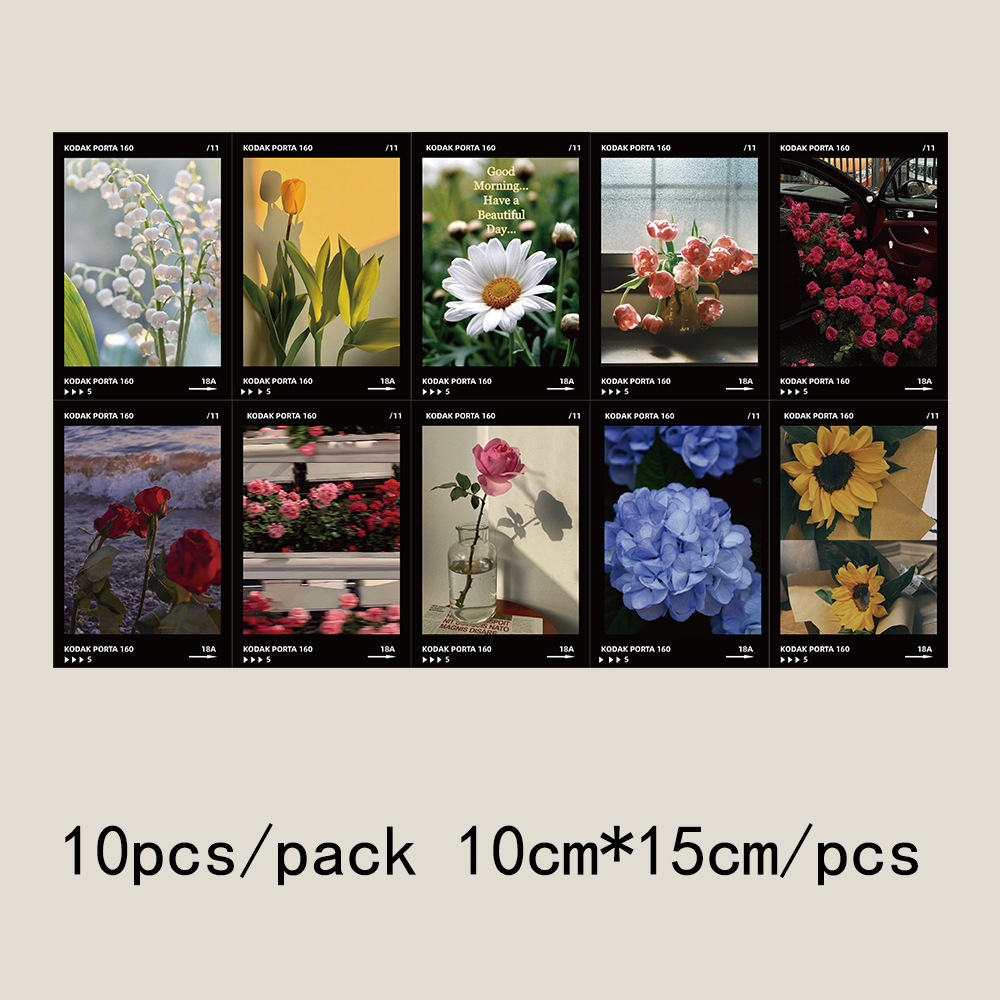 Colección de cientos de tarjetas de postal, estilo ins, estilo anime japonés, estilo retro, arte festivo, suministros culturales y creativos