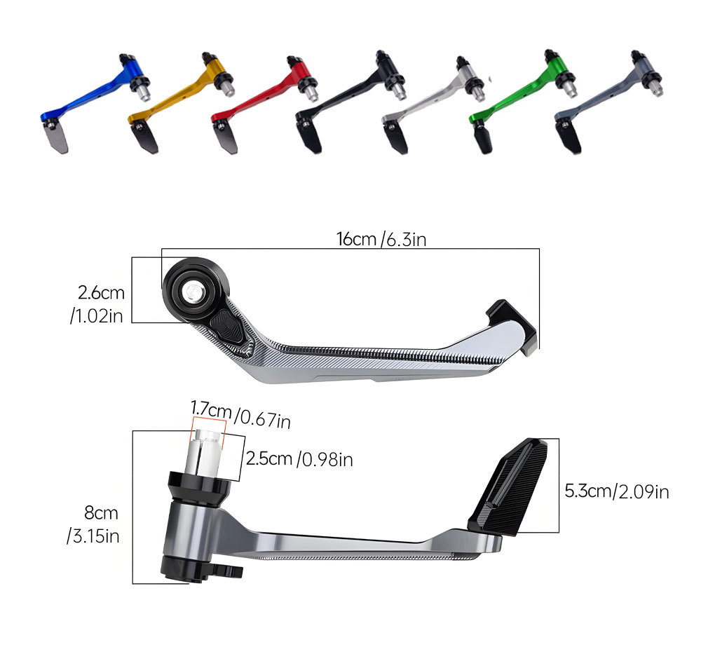 Spring Breeze 450Sr Kawasaki Zx4R Motorcycle Horn-Shaped Guard Aluminum Alloy Anti-Fall Handguard Racing Guard