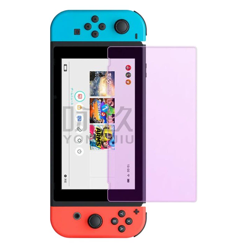 Закаленная пленка для Nintendo Switch Switch2, пленка из закаленного стекла, легкая пленка, защитная пленка для игры NS
