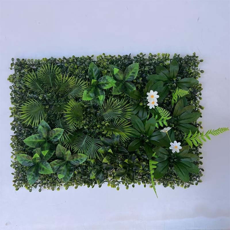 模擬植物壁造園装飾人工芝ミラノ造花壁イメージ壁ブロック背景模擬緑植物壁|undefined