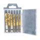 Spiral tap composite tap hexagonal bin high-speed steel work chamfering integrated tap drill machine tap M3-M10