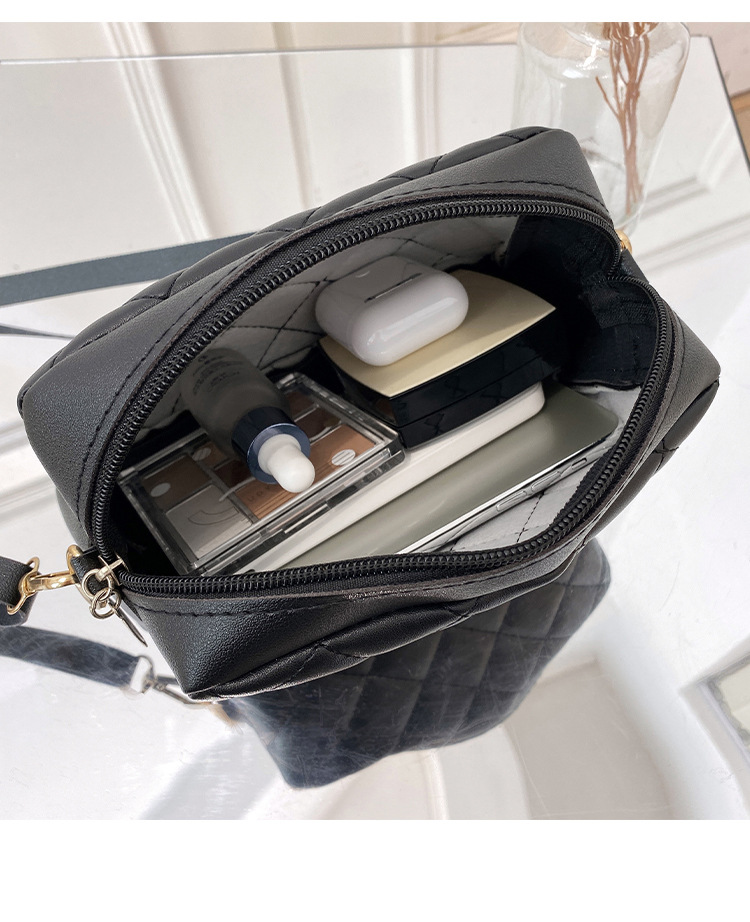 Klein Pu-leder Quadratische Tasche display picture 1