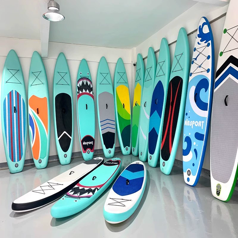 Inflatable SUP Paddle Board, 320×76×15 cm, Lightweight Foldable Stand-Up Board