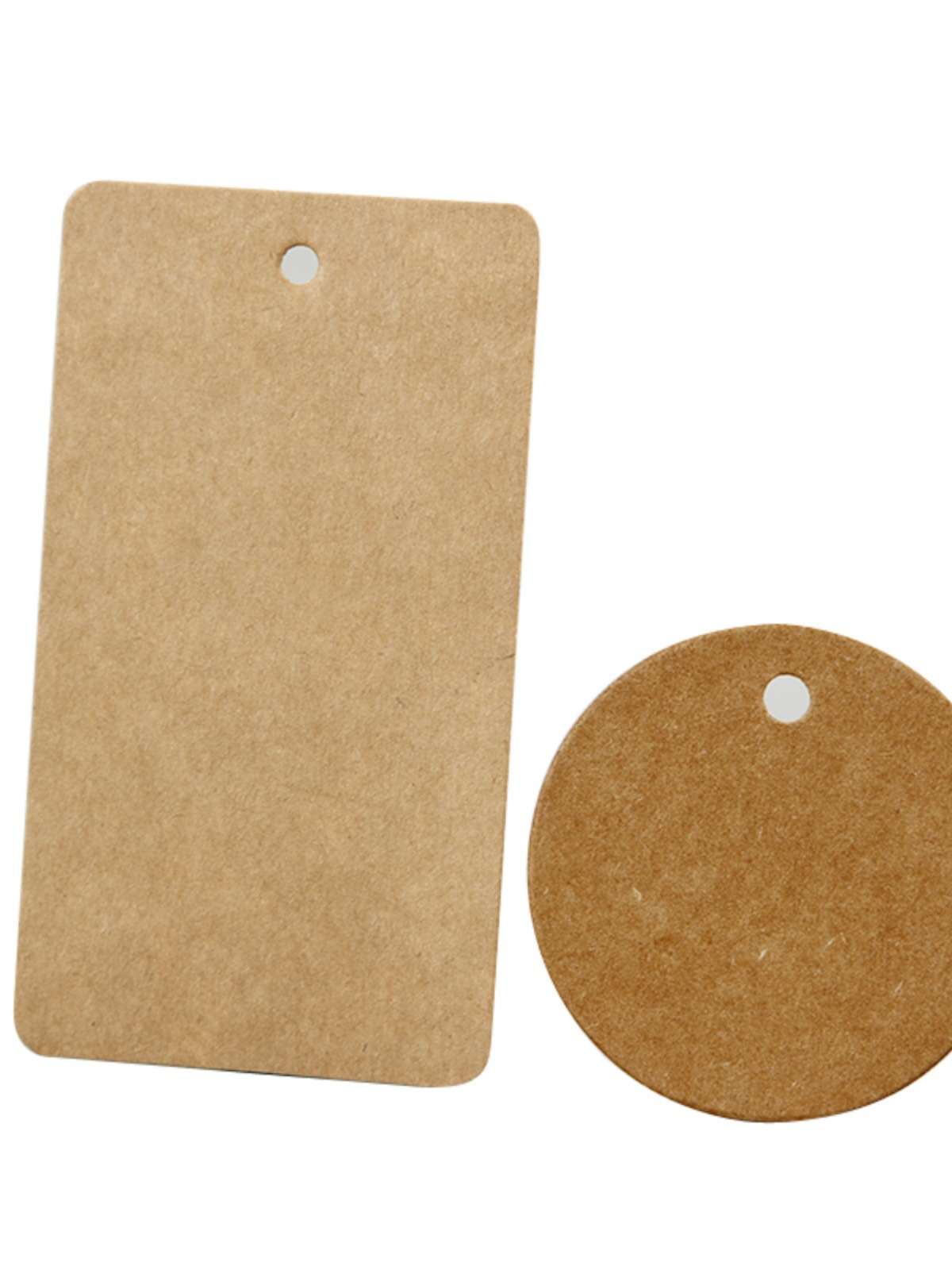 牛皮纸吊牌合格证价格标签衣服吊牌logo通用空白纸卡现货