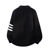 2026秋季新款时尚针织开衫男长袖运动风格宽松圆领青少年毛衣，男装针织衫/毛衣，星座614