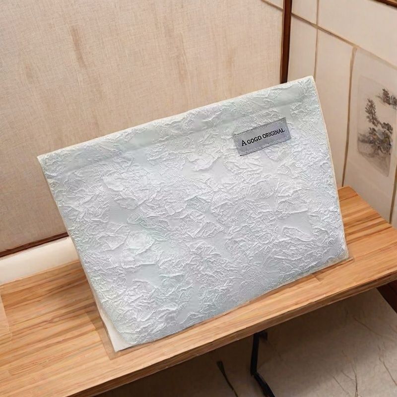 Ins小衆灯芯毛衝突色縞化粧バッグ携帯旅行出張スキンケア品収納袋洗面バッグ|undefined