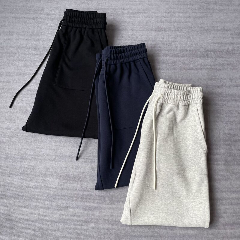 Easily control 100 cotton! Drawstring elastic high-waist soft and comfortable relaxed-fit slim-fit casual pants women's spring new