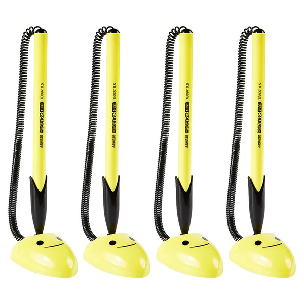 Baoke smiley face gel pen desk pen TB897 office paste gel pen bank counter signature water-based advertising pen