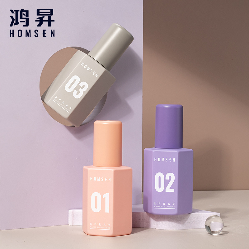 鸿昇创意pet六角瓶洁面喷雾瓶保湿清爽乳液瓶卸妆水瓶型