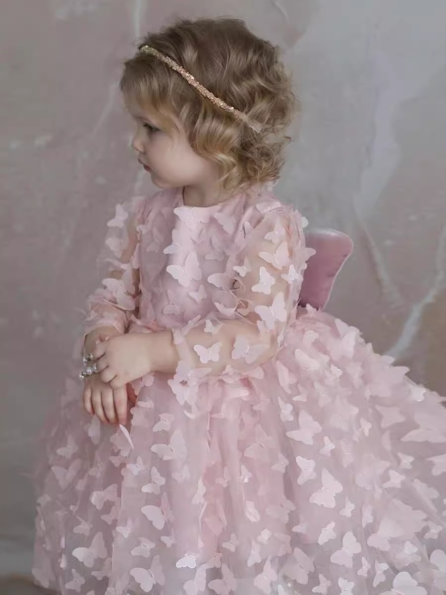 Robe de princesse pour bébé fille et enfant printemps_voghion.com