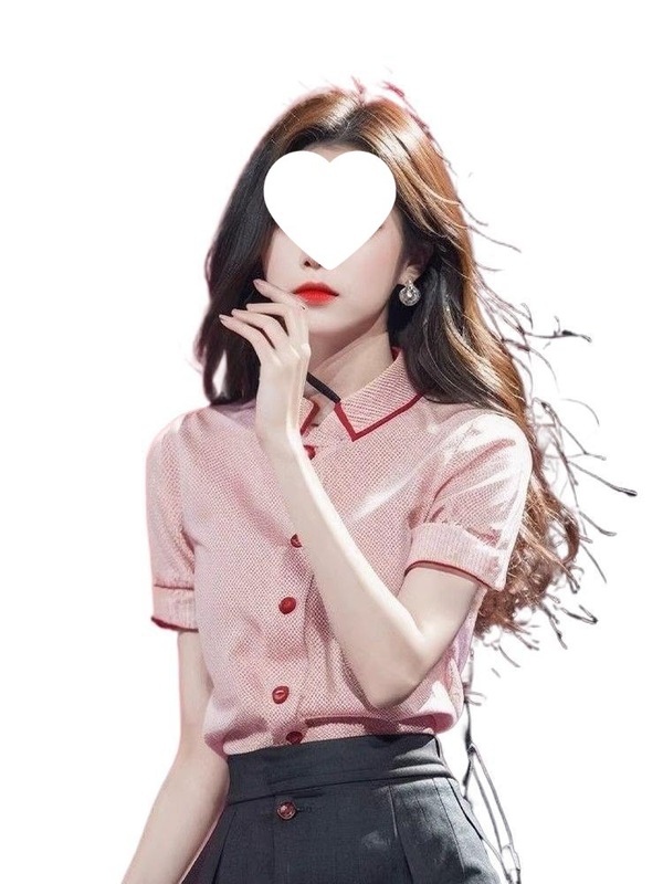 春夏着用小柄シャツスーツドレス婦人服2025新作夏通勤スカート|undefined