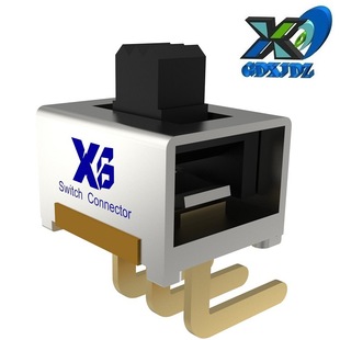 Lighting 2-position toggle switch electrical 2-position toggle slide switch bent foot side dial wave switch 2-position