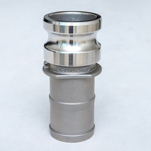 E型不锈钢快速接头 扳把式阳端消防气管接头 油管水管快接头