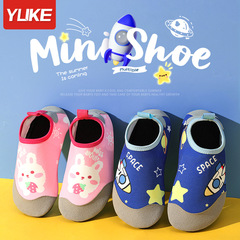 Beach socks and shoes, children's water park wading and river swimming and snorkeling shoes, soft shoes, non-slip and anti-cut barefoot shoes