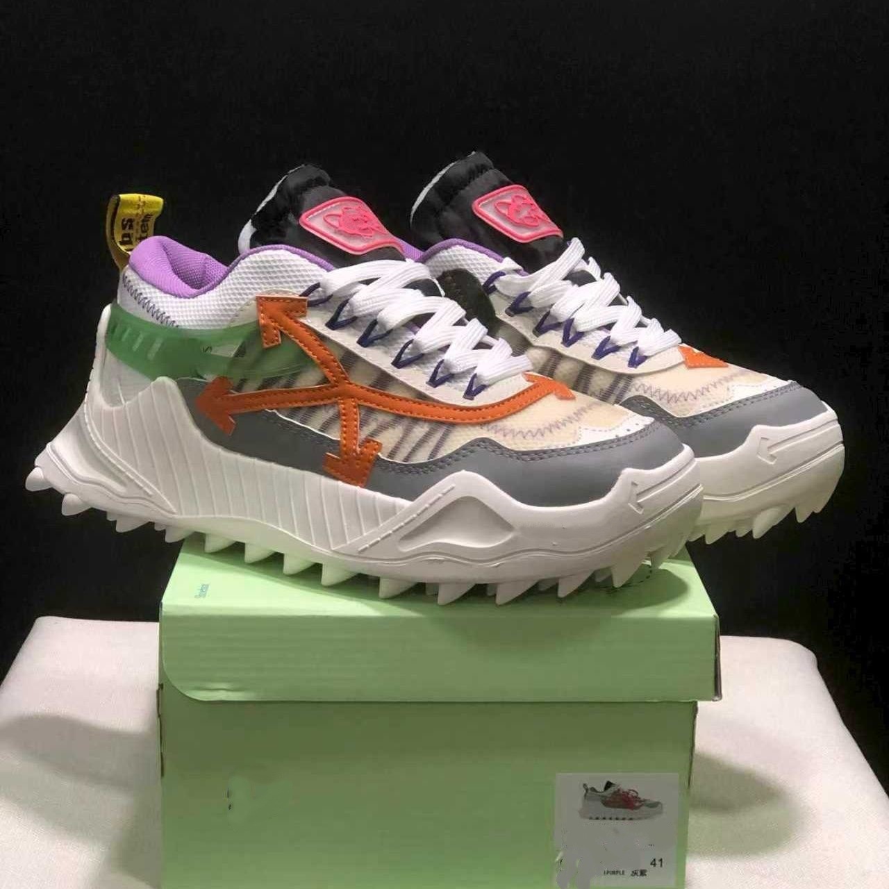 Off-White ODSY-1000 Low White Orange OMIA139S208000420119