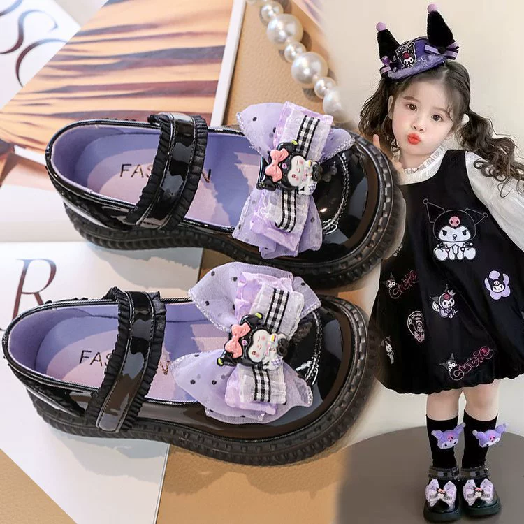 Маленькие кожаные туфли для девочек Симпатичные куклы Маленькие кожаные туфли для девочек весной и летом 2025 года